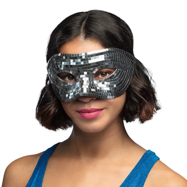 Silver Eye Mask Disco