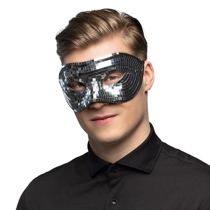 Silver Eye Mask Disco