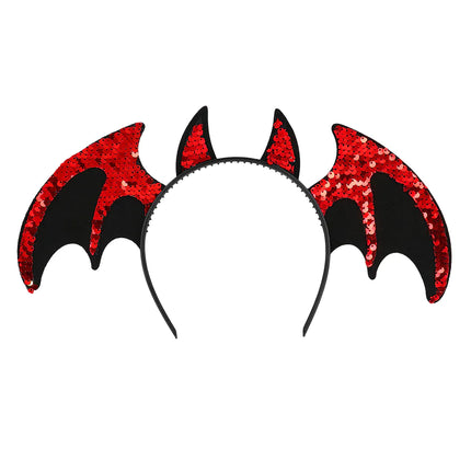 Opaska do włosów na Halloween Devil Bat