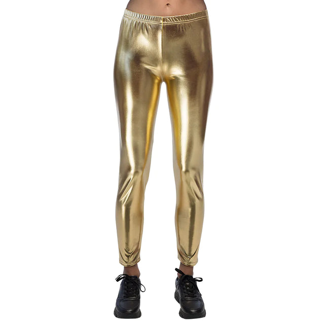 Legginsy Metallic Gold