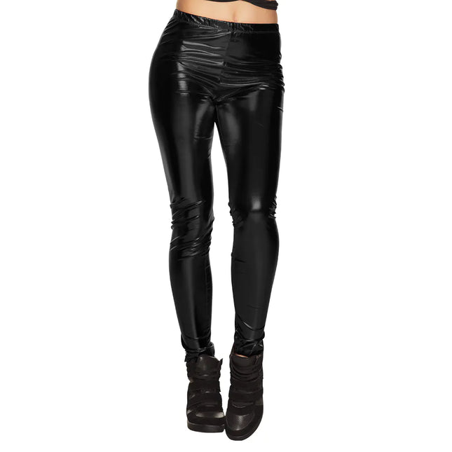 Legginsy Metallic Black