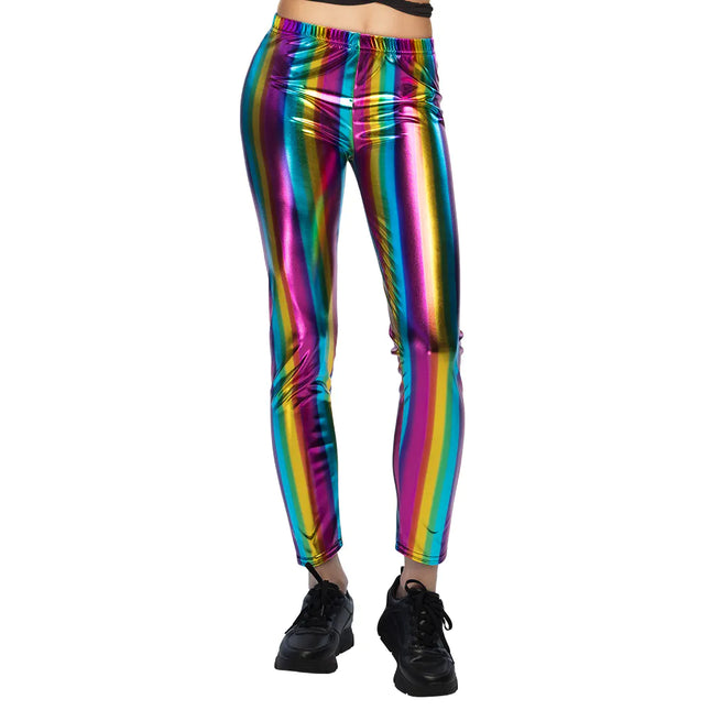 Legginsy Metallic Rainbow