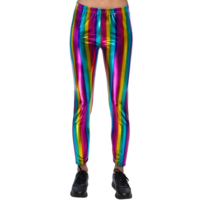 Legginsy Metallic Rainbow