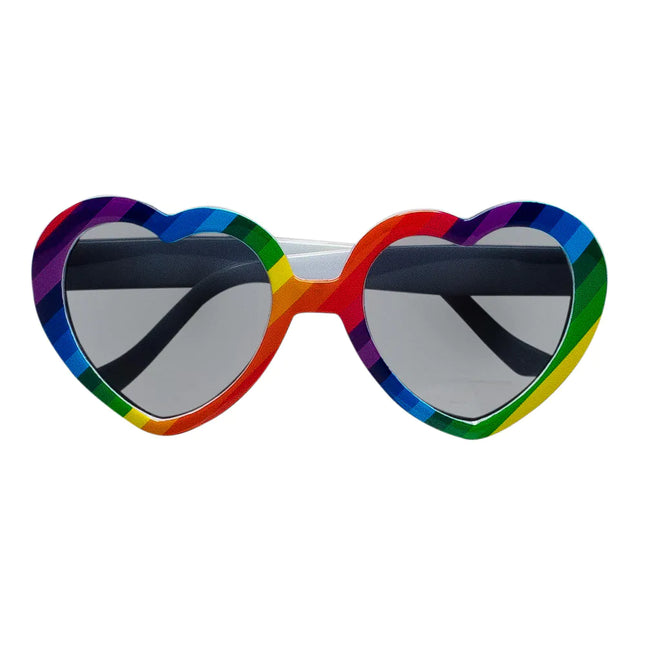 Okulary z sercem Rainbow