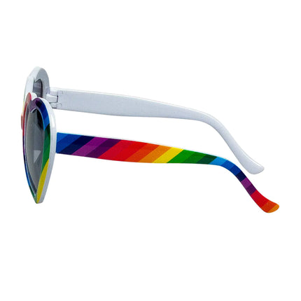 Okulary z sercem Rainbow