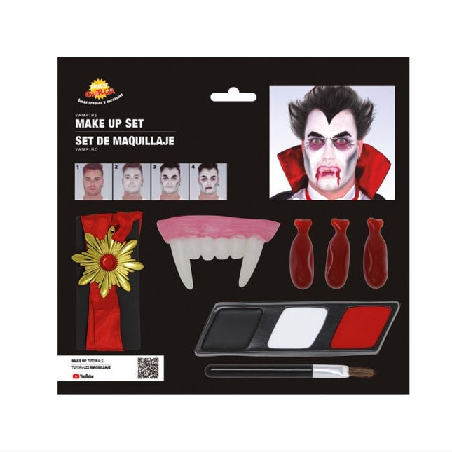 Zestaw do makijażu na Halloween Vampire Glitter