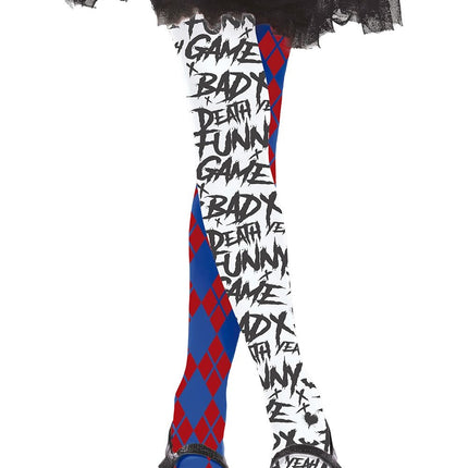 Dziecięce legginsy Harley Quin na Halloween