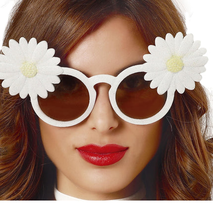 Okulary Daisies White