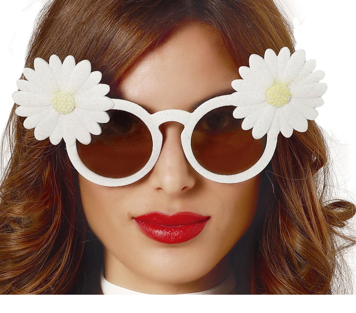 Okulary Daisies White