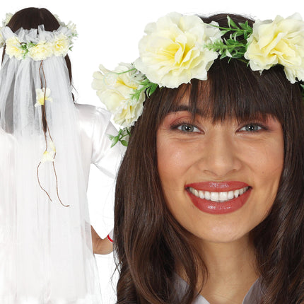 Tiara Flower Veil