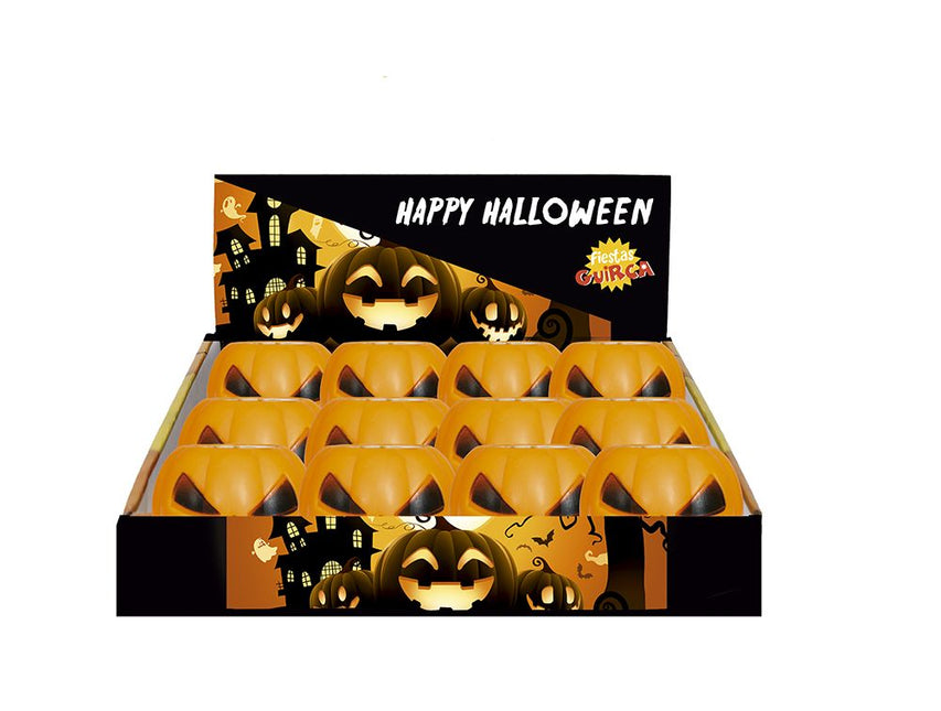 Prezenty na Halloween Dynie duchy 5cm 12szt