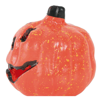 Dynia Halloween Deluxe z lampką 15 cm