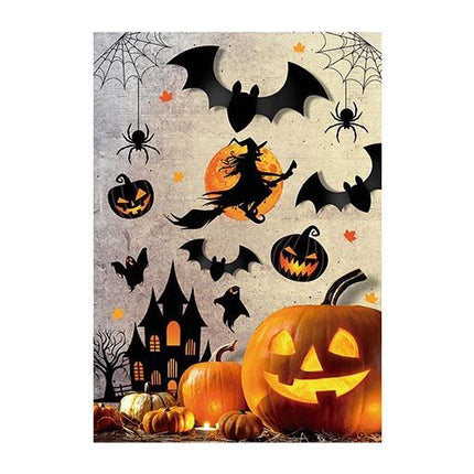 Dekoracja ścienna na Halloween Czarownica 80 cm