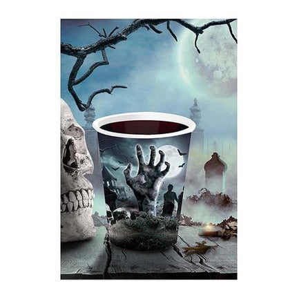 Kubki na Halloween Graveyard 240ml 6szt