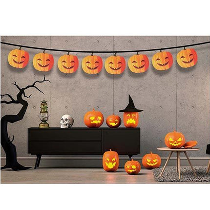 Halloweenowa girlanda dyniowa 3m