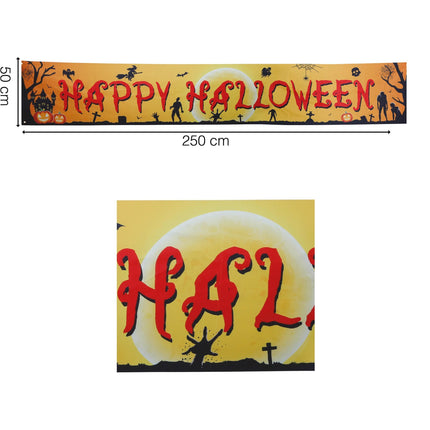 Dekoracja wisząca Happy Halloween 2,9 m