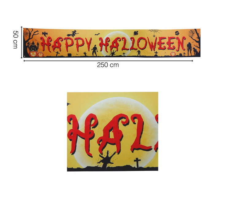 Dekoracja wisząca Happy Halloween 2,9 m