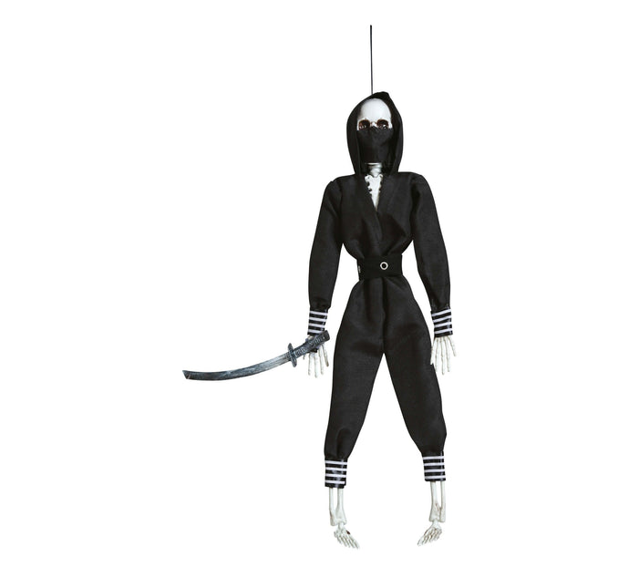 Lalka Halloween Ninja Szkielet 45 cm