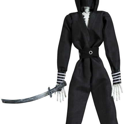 Lalka Halloween Ninja Szkielet 45 cm