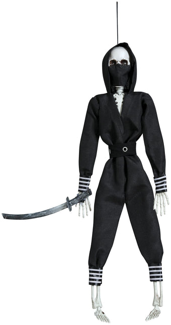 Lalka Halloween Ninja Szkielet 45 cm