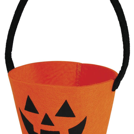 Wiaderko na Halloween Dynia 13 cm