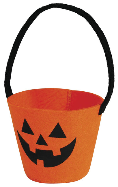 Wiaderko na Halloween Dynia 13 cm