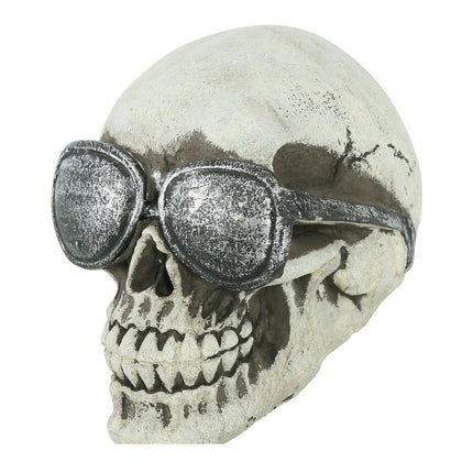 Halloweenowe okulary z czaszką 11 cm