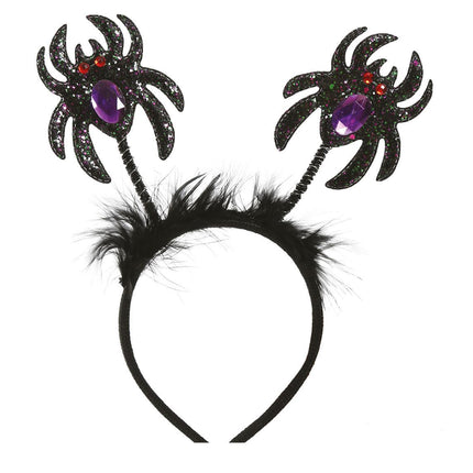 Halloweenowa Tiara Glitter Spider