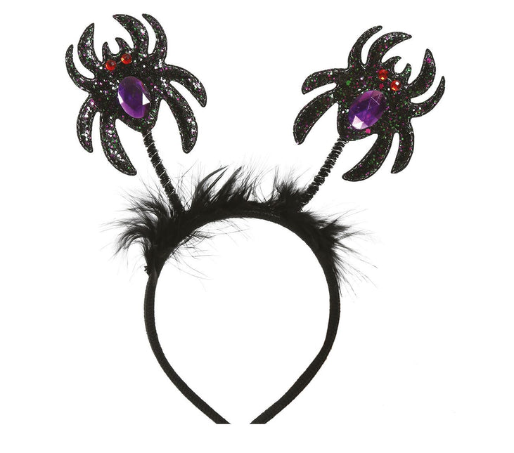 Halloweenowa Tiara Glitter Spider