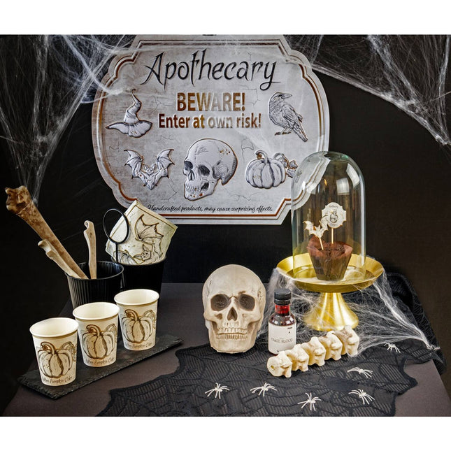 Halloweenowa tabliczka na drzwi Apothecary 50cm