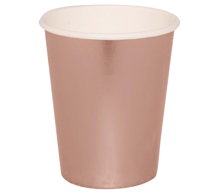 Kubki Rose Gold 240ml 6szt