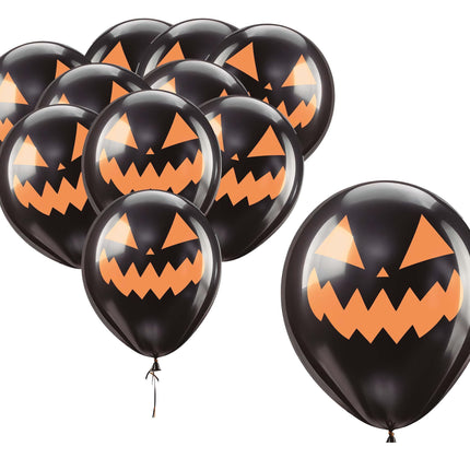 Balony na Halloween Dynia 30cm 10szt