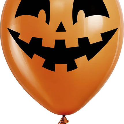 Balony na Halloween Pomarańczowa Dynia 30cm 10szt