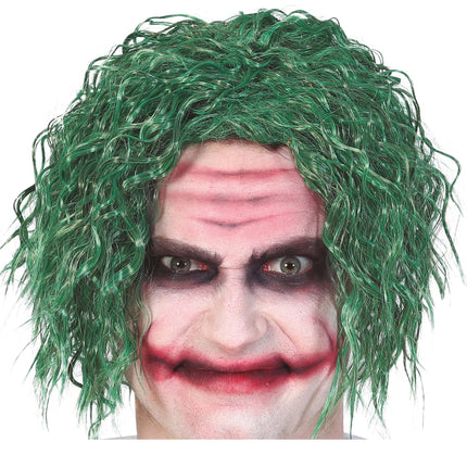 Peruka na Halloween Joker Green