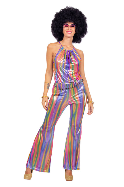 Disco catsuit rainbow