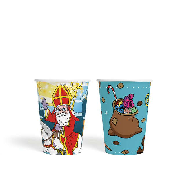 Kubki Sinterklaas 210ml 8szt