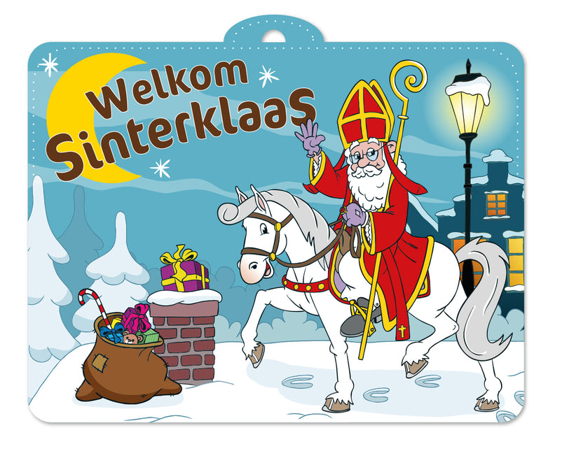 Tabliczka na drzwi Sinterklaas 40 cm