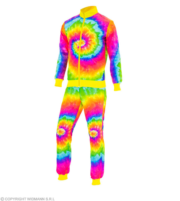 Kostium dresowy Hippie Neon Tie Dye