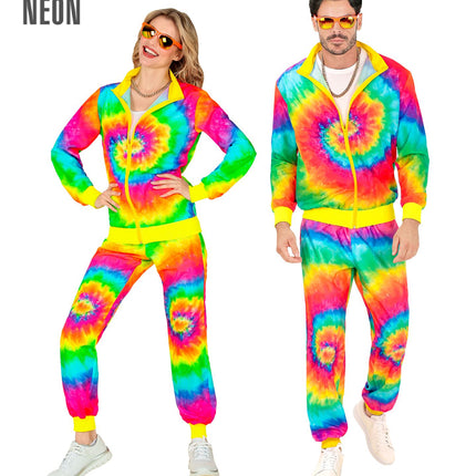 Kostium dresowy Hippie Neon Tie Dye