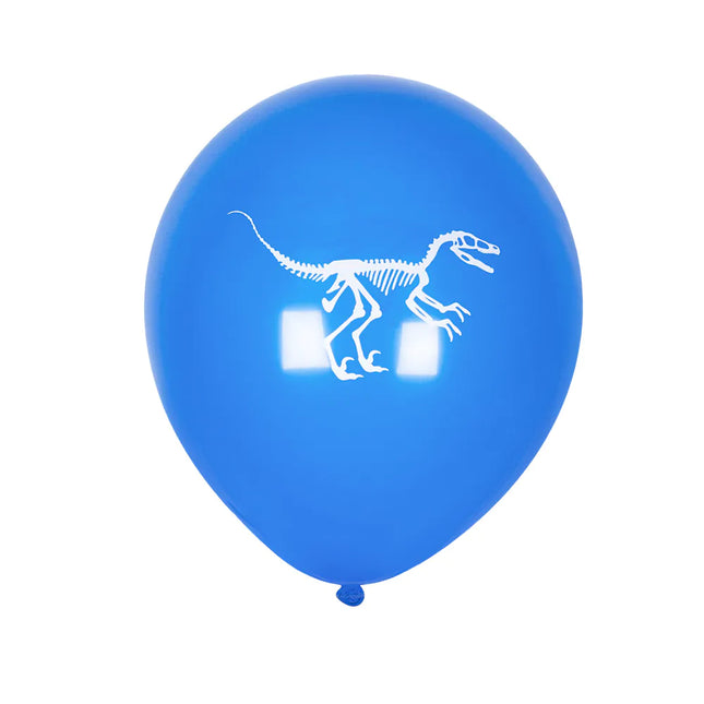 Kolorowe balony dinozaury 25 cm 6 szt.