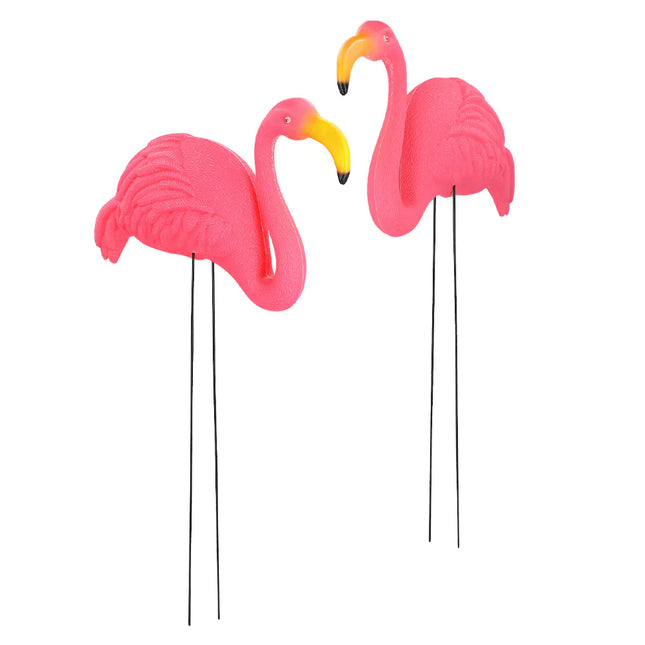 2 Dekoracje ogrodowe Flamingo