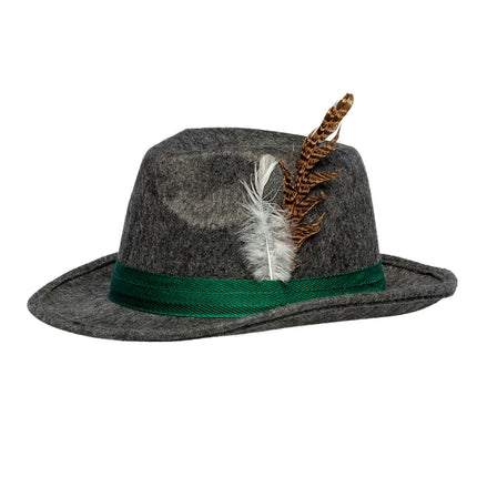 Oktoberfest Hat Tyrolean Grey