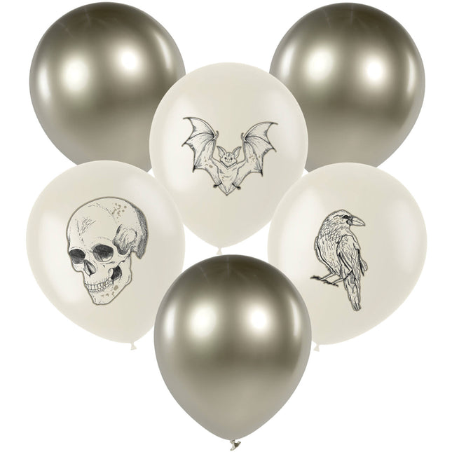 Balony na Halloween Creepy Curiosities 6szt