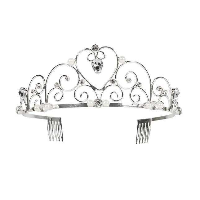 Silver Crown Hearts