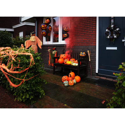 Pomarańczowa dynia na Halloween 20 cm