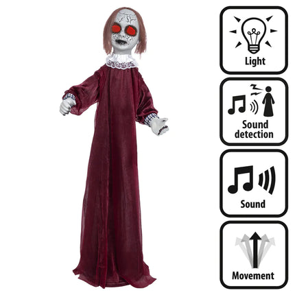 Lalka Halloween Laughing Dolly 90 cm