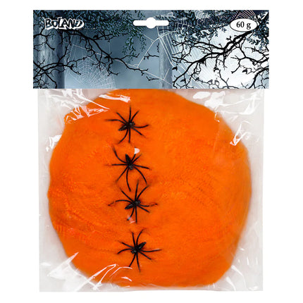 Halloween Spiderweb Orange 5 szt.