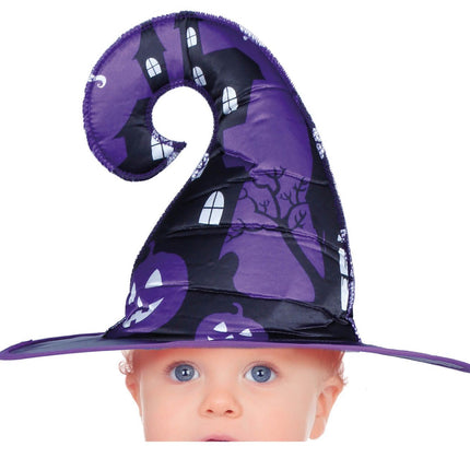 Kostium na Halloween Baby Witch fioletowy