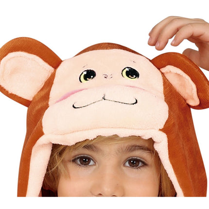 Monkey Onesie Child Brown 5-6 lat | 110-115cm