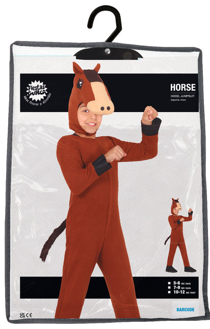 Onesie Horse Brown